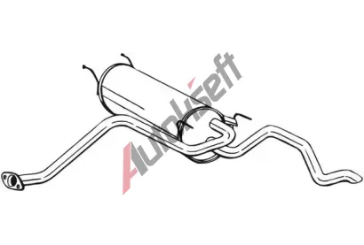 BOSAL Zadní tlumič výfuku BS 283-869, 283-869 BOSAL Zadní tlumič výfuku BS 283-869, 283-869