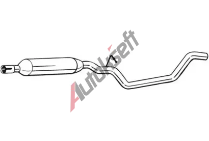 BOSAL Stedn tlumi vfuku BS 283-875, 283-875