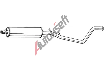 BOSAL Stedn tlumi vfuku BS 283-969, 283-969