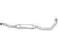 Stedn tlumi vfuku BOSAL ‐ BS 283-991