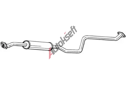 BOSAL Střední tlumič výfuku BS 284-141, 284-141 BOSAL Střední tlumič výfuku BS 284-141, 284-141
