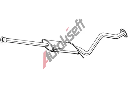 BOSAL Stedn tlumi vfuku BS 284-307, 284-307