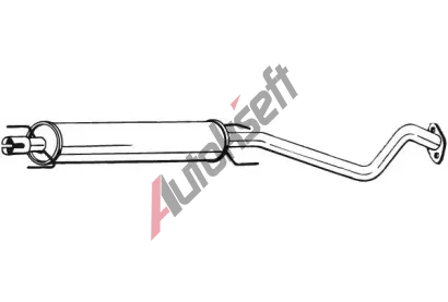 BOSAL Střední tlumič výfuku BS 284-343, 284-343 BOSAL Střední tlumič výfuku BS 284-343, 284-343