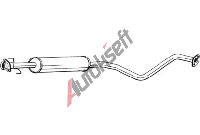 BOSAL Stedn tlumi vfuku BS 284-411, 284-411