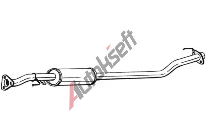 BOSAL Stedn tlumi vfuku BS 284-447, 284-447