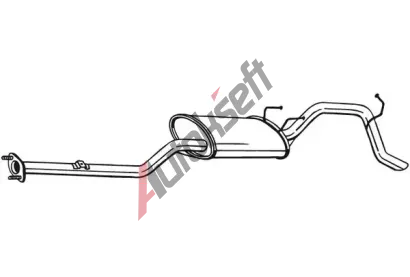 BOSAL Zadn� tlumi� v�fuku BS 284-485, 284-485