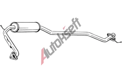 BOSAL Stedn tlumi vfuku BS 284-565, 284-565