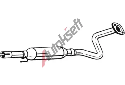 BOSAL Stedn tlumi vfuku BS 284-577, 284-577