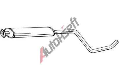 BOSAL Stedn tlumi vfuku BS 284-611, 284-611
