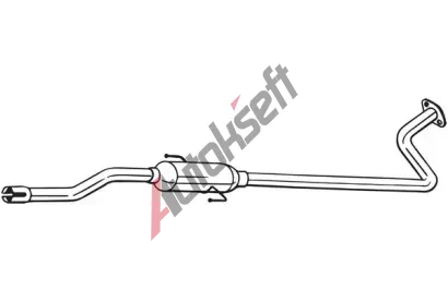 BOSAL Střední tlumič výfuku BS 284-701, 284-701 BOSAL Střední tlumič výfuku BS 284-701, 284-701