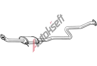 BOSAL St�edn� tlumi� v�fuku BS 284-705, 284-705