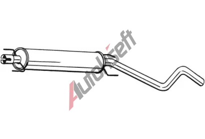 BOSAL Stedn tlumi vfuku BS 284-735, 284-735