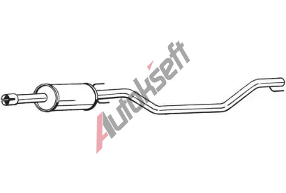 BOSAL Stedn tlumi vfuku BS 284-757, 284-757