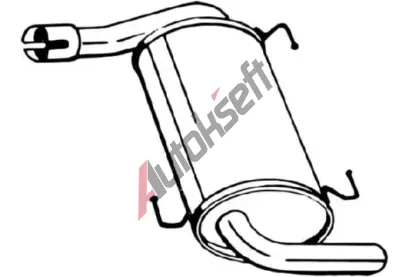 BOSAL Stedn tlumi vfuku BS 284-783, 284-783