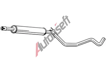 BOSAL Střední tlumič výfuku BS 284-999, 284-999  BOSAL Střední tlumič výfuku BS 284-999, 284-999