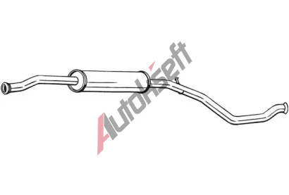 BOSAL Střední tlumič výfuku BS 285-221, 285-221 BOSAL Střední tlumič výfuku BS 285-221, 285-221