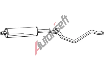 BOSAL Stedn tlumi vfuku BS 285-325, 285-325