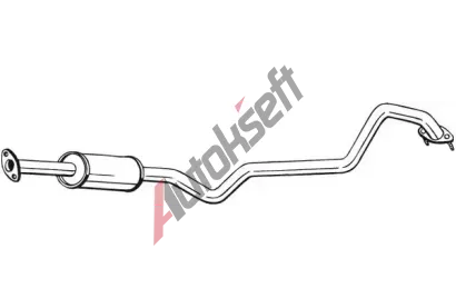 BOSAL Střední tlumič výfuku BS 285-417, 285-417 BOSAL Střední tlumič výfuku BS 285-417, 285-417