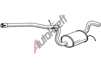 BOSAL St�edn� tlumi� v�fuku BS 285-461, 285-461