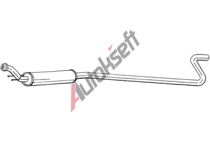 BOSAL Stedn tlumi vfuku BS 285-469, 285-469