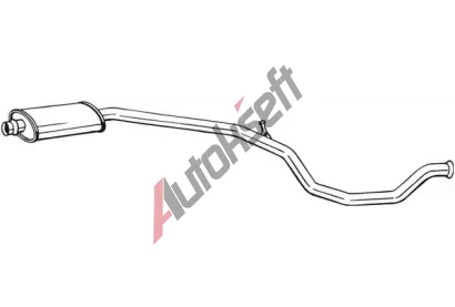 BOSAL Stedn tlumi vfuku BS 285-601, 285-601