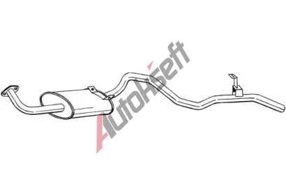 BOSAL Zadn� tlumi� v�fuku BS 286-039, 286-039