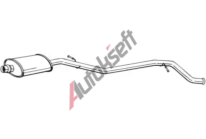 BOSAL Stedn tlumi vfuku BS 286-075, 286-075