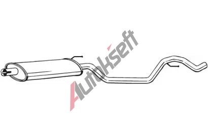 BOSAL Stedn tlumi vfuku BS 286-099, 286-099