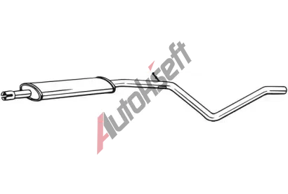 BOSAL Stedn tlumi vfuku BS 286-113, 286-113