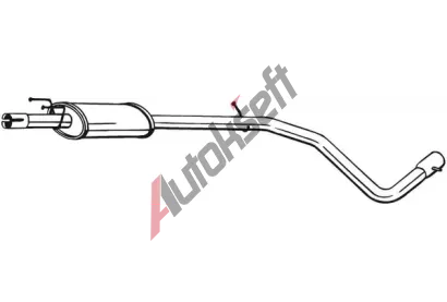 BOSAL Stedn tlumi vfuku BS 286-115, 286-115