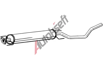 BOSAL Stedn tlumi vfuku BS 286-169, 286-169