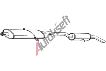 BOSAL Zadn tlumi vfuku BS 286-205, 286-205