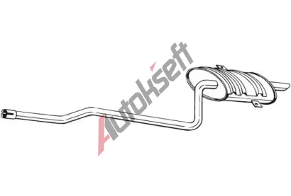 BOSAL Zadní tlumič výfuku BS 286-319, 286-319 BOSAL Zadní tlumič výfuku BS 286-319, 286-319