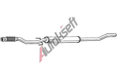 BOSAL Stedn tlumi vfuku BS 286-411, 286-411