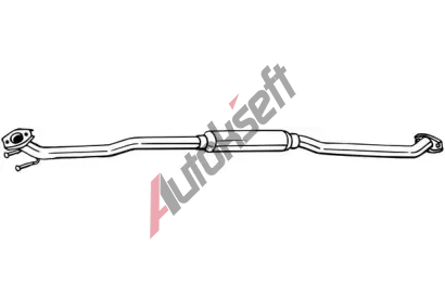 BOSAL Střední tlumič výfuku BS 286-495, 286-495 BOSAL Střední tlumič výfuku BS 286-495, 286-495
