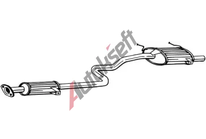 BOSAL Zadn tlumi vfuku BS 287-101, 287-101