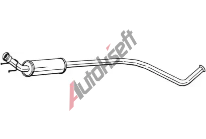 BOSAL Stedn tlumi vfuku BS 287-287, 287-287