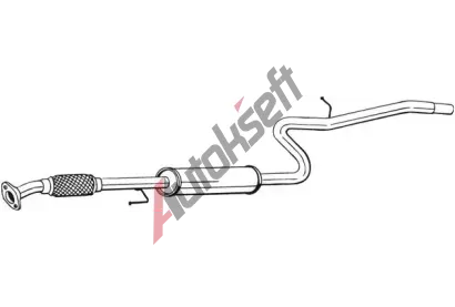 BOSAL Stedn tlumi vfuku BS 287-419, 287-419