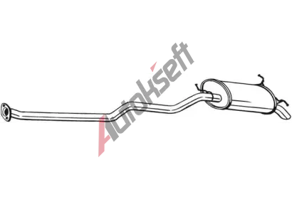 BOSAL Zadní tlumič výfuku BS 287-473, 287-473 BOSAL Zadní tlumič výfuku BS 287-473, 287-473