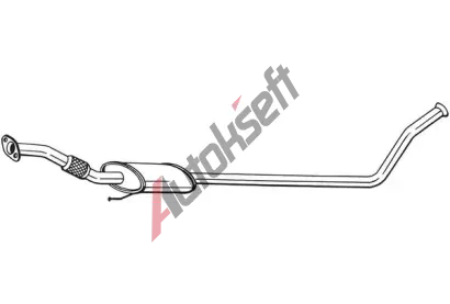 BOSAL Stedn tlumi vfuku BS 287-615, 287-615
