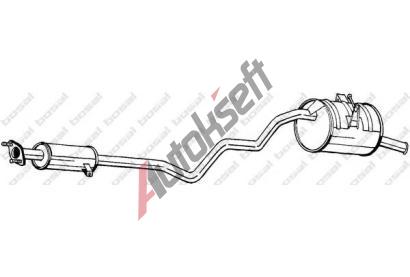 BOSAL Zadní tlumič výfuku BS 288-055, 288-055 BOSAL Zadní tlumič výfuku BS 288-055, 288-055