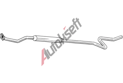 BOSAL St�edn� tlumi� v�fuku BS 288-135, 288-135