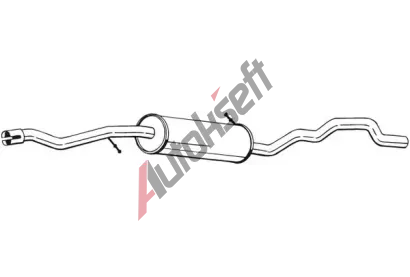 BOSAL Stedn tlumi vfuku BS 288-305, 288-305