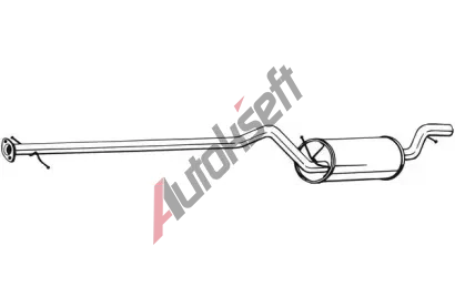 BOSAL Stedn tlumi vfuku BS 288-337, 288-337