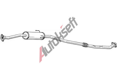 BOSAL Střední tlumič výfuku BS 289-415, 289-415 BOSAL Střední tlumič výfuku BS 289-415, 289-415