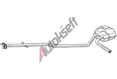 BOSAL Stedn tlumi vfuku BS 290-093, 290-093