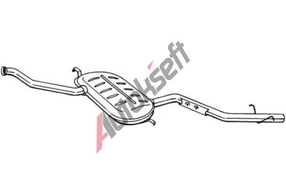BOSAL Stedn tlumi vfuku BS 290-517, 290-517