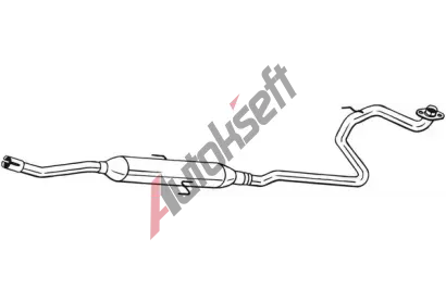 BOSAL Stedn tlumi vfuku BS 291-029, 291-029