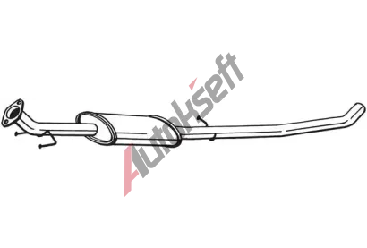 BOSAL Stedn tlumi vfuku BS 291-037, 291-037