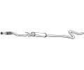 St�edn� tlumi� v�fuku&nbsp;BOSAL&nbsp;&dash;&nbsp;BS 291-041